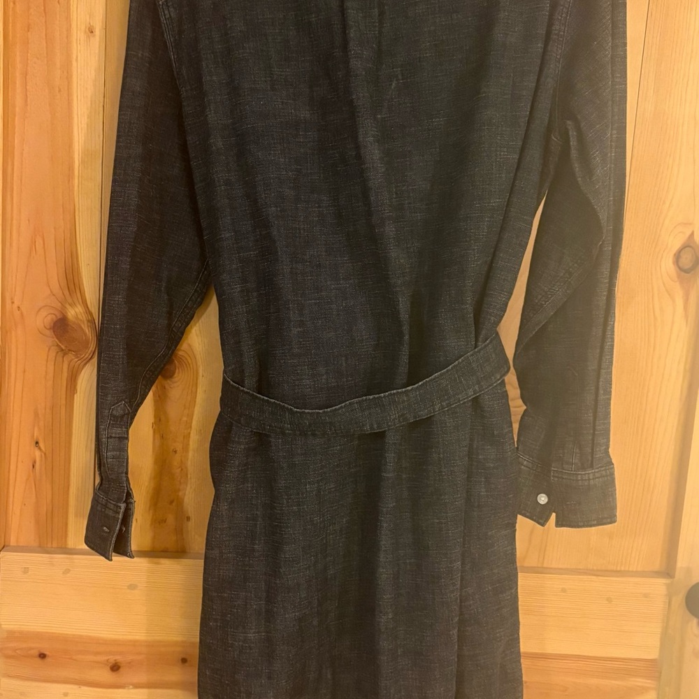 Lands' End Dark Blue Long Sleeve Dress - Picture 4 of 4